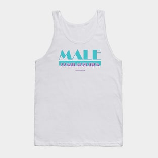 Male Birth Control - 1980s Retro Style Tank Top